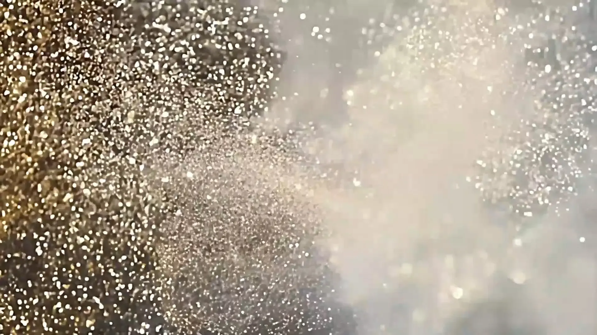 Golden Glitter Dust Overlay for Award Ceremony Clips